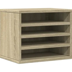 vidaXL Bureau organiser 36x26x29,5 cm bewerkt hout sonoma eikenkleurig