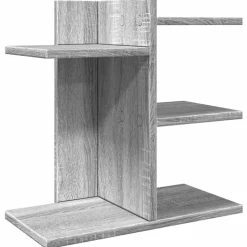 vidaXL Bureau organiser 42x21,5x42 cm bewerkt hout grijs sonoma eiken