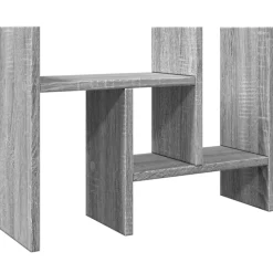 vidaXL Bureau organiser 34,5x15,5x35,5 cm bewerkt hout grijs sonoma