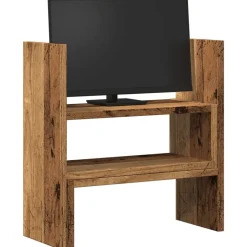 vidaXL Bureau organiser 40x17x41 cm bewerkt hout oud houtkleurig