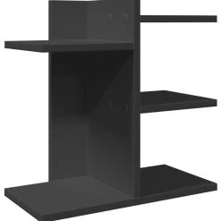 vidaXL Bureau organiser 42x21,5x42 cm bewerkt hout zwart