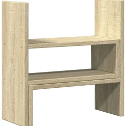 vidaXL Bureau organiser 40x17x41 cm bewerkt hout sonoma eikenkleurig