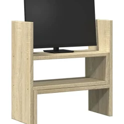 vidaXL Bureau organiser 40x17x41 cm bewerkt hout sonoma eikenkleurig
