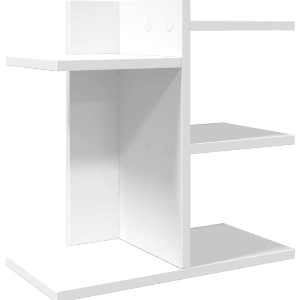 vidaXL Bureau organiser 42x21,5x42 cm bewerkt hout wit