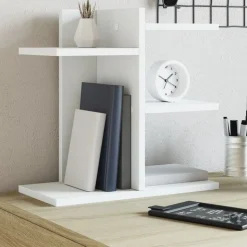 vidaXL Bureau organiser 42x21,5x42 cm bewerkt hout wit