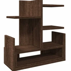 vidaXL Bureau organiser 49x20x52,5 cm bewerkt hout bruin eikenkleurig