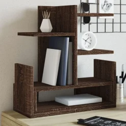 vidaXL Bureau organiser 49x20x52,5 cm bewerkt hout bruin eikenkleurig