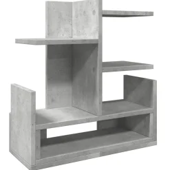 vidaXL Bureau organiser 49x20x52,5 cm bewerkt hout betongrijs
