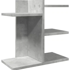 vidaXL Bureau organiser 42x21,5x42 cm bewerkt hout betongrijs