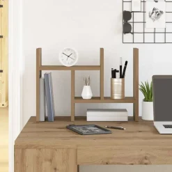 vidaXL Bureau Organizer Artisan Eiken 34,5 x 15,5 x 35,5 cm