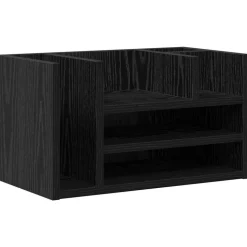 vidaXL Bureau Organizer Oudhout 44,5 x 24 x 25 cm Bewerkt hout