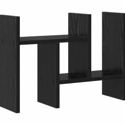 vidaXL Bureau Organizer Zwart Eiken 34,5 x 15,5 x 35,5 cm Bewerkt hout