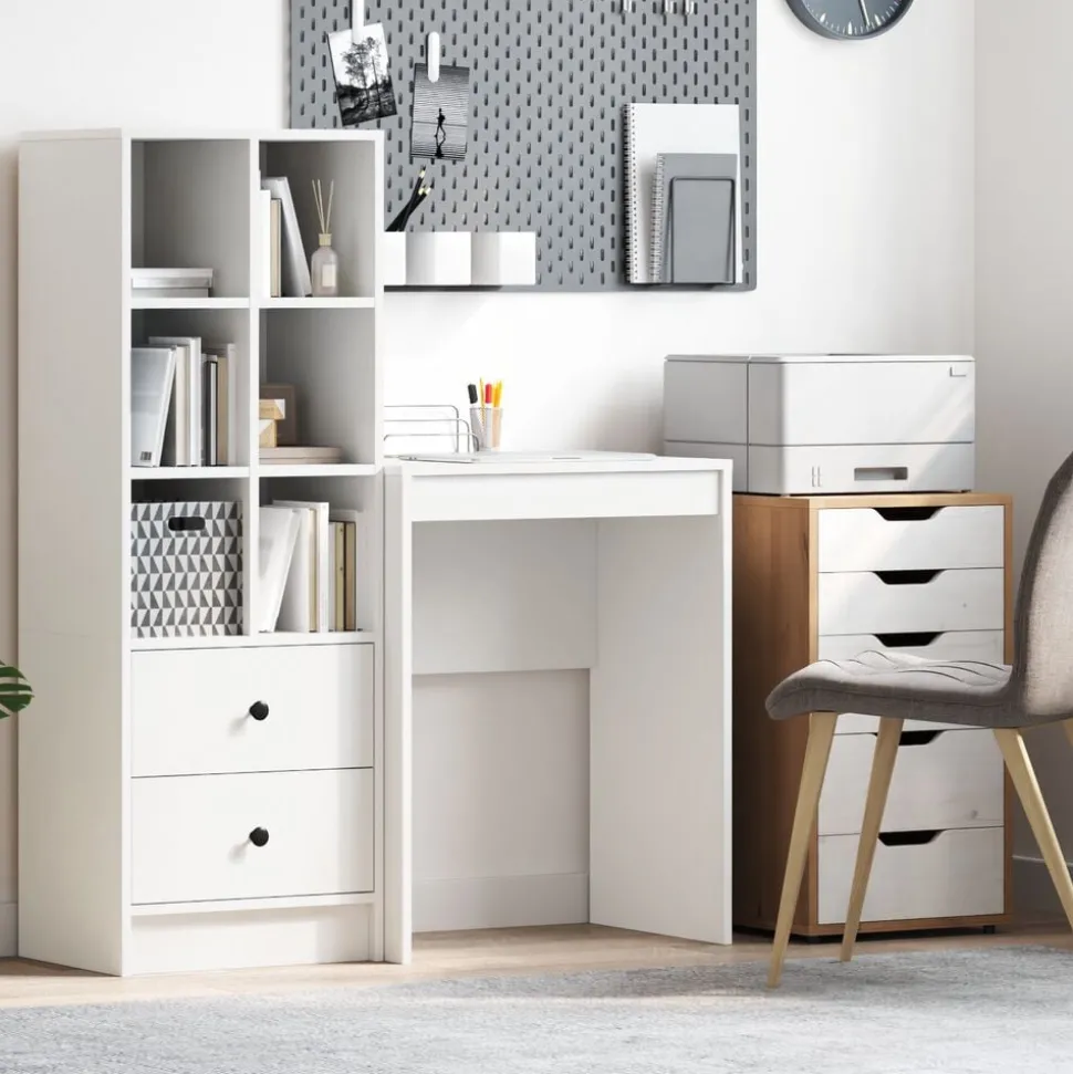 vidaXL Bureau Wit 60 x 40 x 76 cm