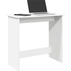 vidaXL Bureau 80x40x75 cm bewerkt hout wit