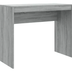 vidaXL Bureau 90x40x72 cm bewerkt hout grijs sonoma eikenkleurig