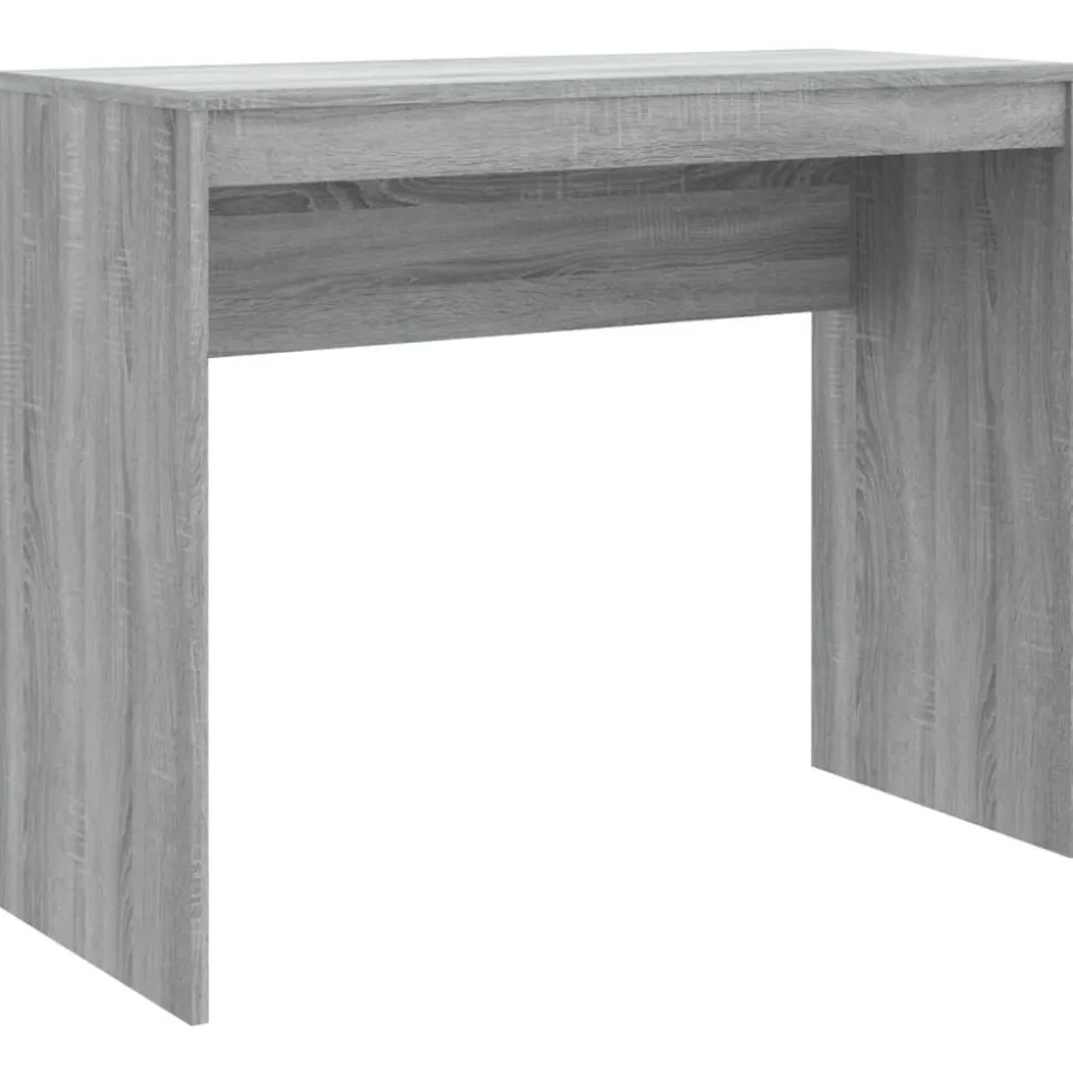 vidaXL Bureau 90x40x72 cm bewerkt hout grijs sonoma eikenkleurig