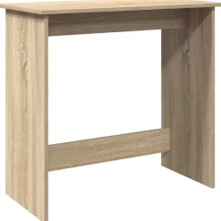 vidaXL Bureau 80x40x75 cm bewerkt hout sonoma eikenkleurig