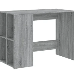 vidaXL Bureau 102x50x75 cm bewerkt hout grijs sonoma eikenkleurig