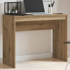 vidaXL Bureau 90x40x72 cm bewerkt hout artisanaal eikenkleur