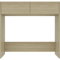 vidaXL Bureau 80x40x75 cm bewerkt hout sonoma eikenkleurig