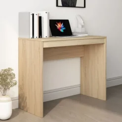 vidaXL Bureau 90x40x72 cm bewerkt hout sonoma eikenkleurig