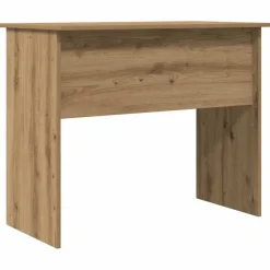 vidaXL Bureau 90x50x74 cm bewerkt hout artisanaal eikenkleur
