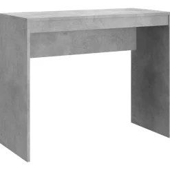 vidaXL Bureau 90x40x72 cm bewerkt hout betongrijs