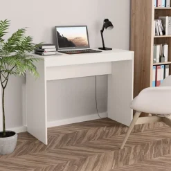vidaXL Bureau 90x40x72 cm bewerkt hout wit