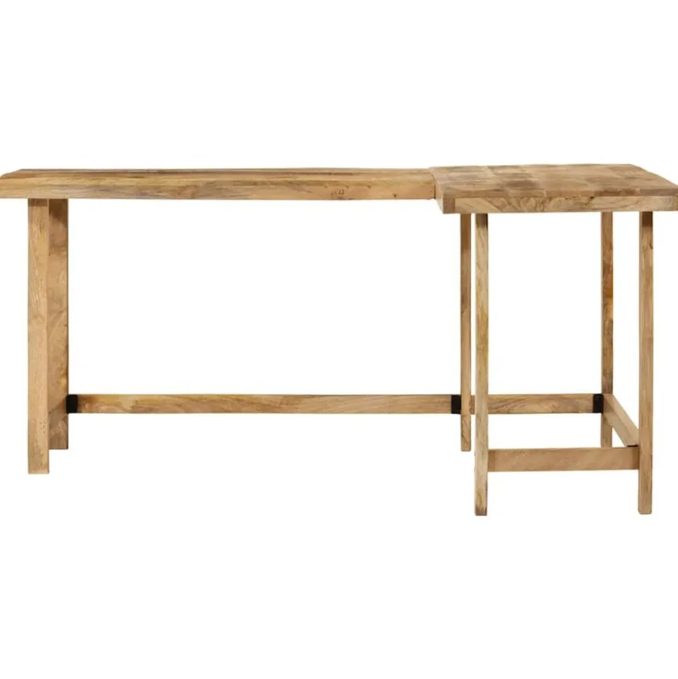 vidaXL Bureau 165x110x75 cm massief mangohout