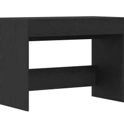 vidaXL Bureau 101x50x76,5 cm spaanplaat zwart eikenkleurig