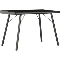 vidaXL Bureau 90x50x79 cm zwart