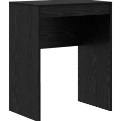 vidaXL Bureau Zwart Eiken 60 x 40 x 76 cm
