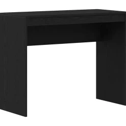 vidaXL Bureau Zwart Eiken 90x40x72 cm Bewerkt Hout