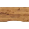 vidaXL Bureaublad met ronding 110x60x2,5 cm massief ruw mangohout