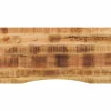 vidaXL Bureaublad met ronding 110x60x2,5 cm massief ruw mangohout