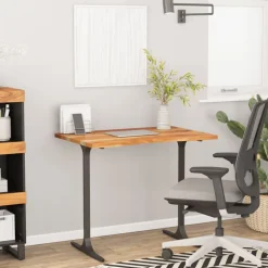vidaXL Bureaublad rechthoekig 100x50x2,5 cm massief acaciahout