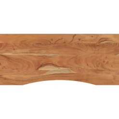 vidaXL Bureaublad rechthoekig 120x50x2,5 cm massief acaciahout