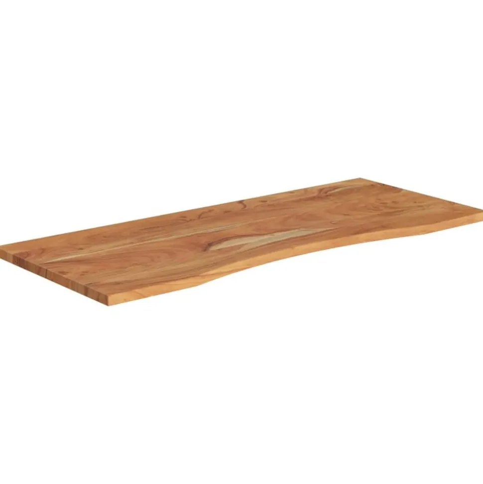 vidaXL Bureaublad rechthoekig 120x50x2,5 cm massief acaciahout