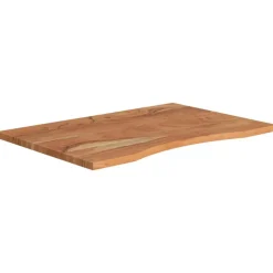 vidaXL Bureaublad rechthoekig 80x60x2,5 cm massief acaciahout