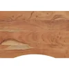 vidaXL Bureaublad rechthoekig 90x60x2,5 cm massief acaciahout