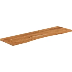 vidaXL Bureaublad rechthoekig 140x50x2,5 cm massief acaciahout