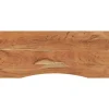 vidaXL Bureaublad rechthoekig 110x50x2,5 cm massief acaciahout