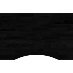 vidaXL Bureaublad rechthoekig 80x50x2,5 cm eikenhout donkerbruin