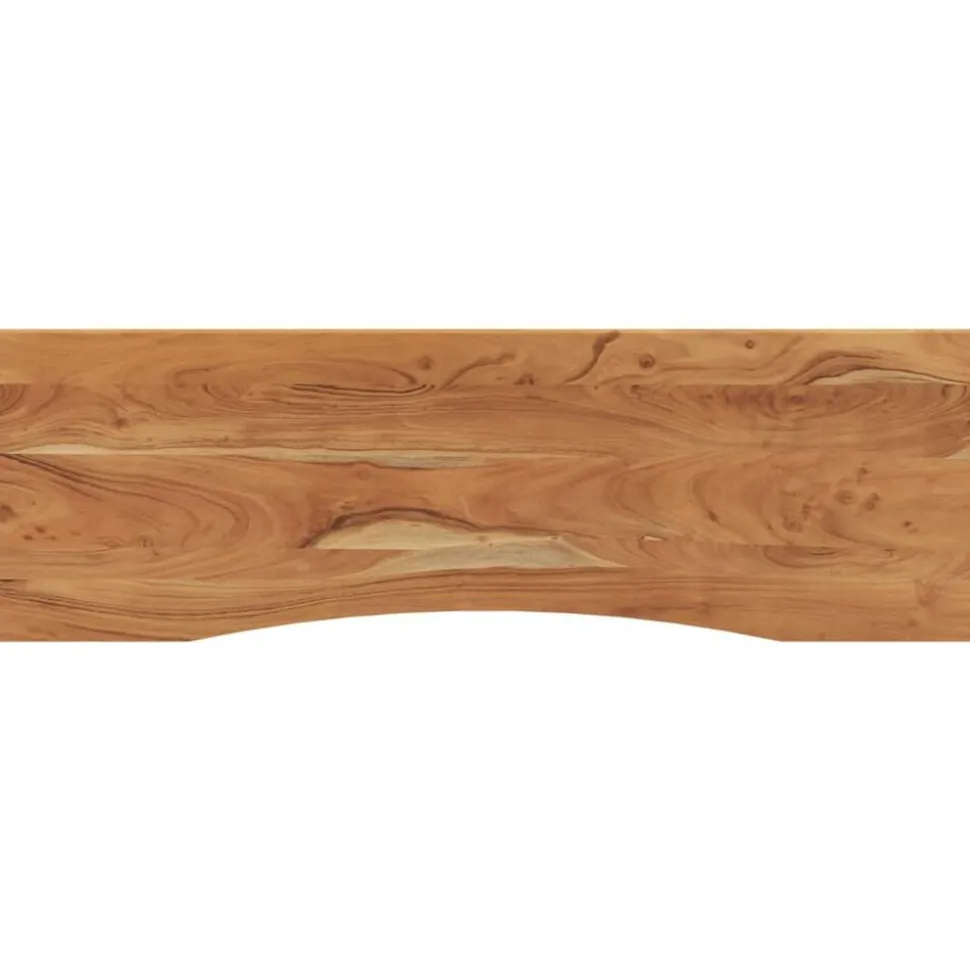 vidaXL Bureaublad rechthoekig 160x50x2,5 cm massief acaciahout