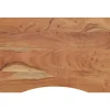 vidaXL Bureaublad rechthoekig 100x60x2,5 cm massief acaciahout