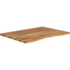 vidaXL Bureaublad rechthoekig 110x80x2,5 cm massief acaciahout