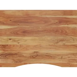 vidaXL Bureaublad rechthoekig 100x80x2,5 cm massief acaciahout