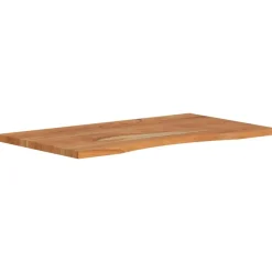 vidaXL Bureaublad rechthoekig 90x50x2,5 cm massief acaciahout