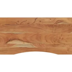 vidaXL Bureaublad rechthoekig 120x60x2,5 cm massief acaciahout