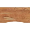vidaXL Bureaublad rechthoekig 110x60x2,5 cm massief acaciahout